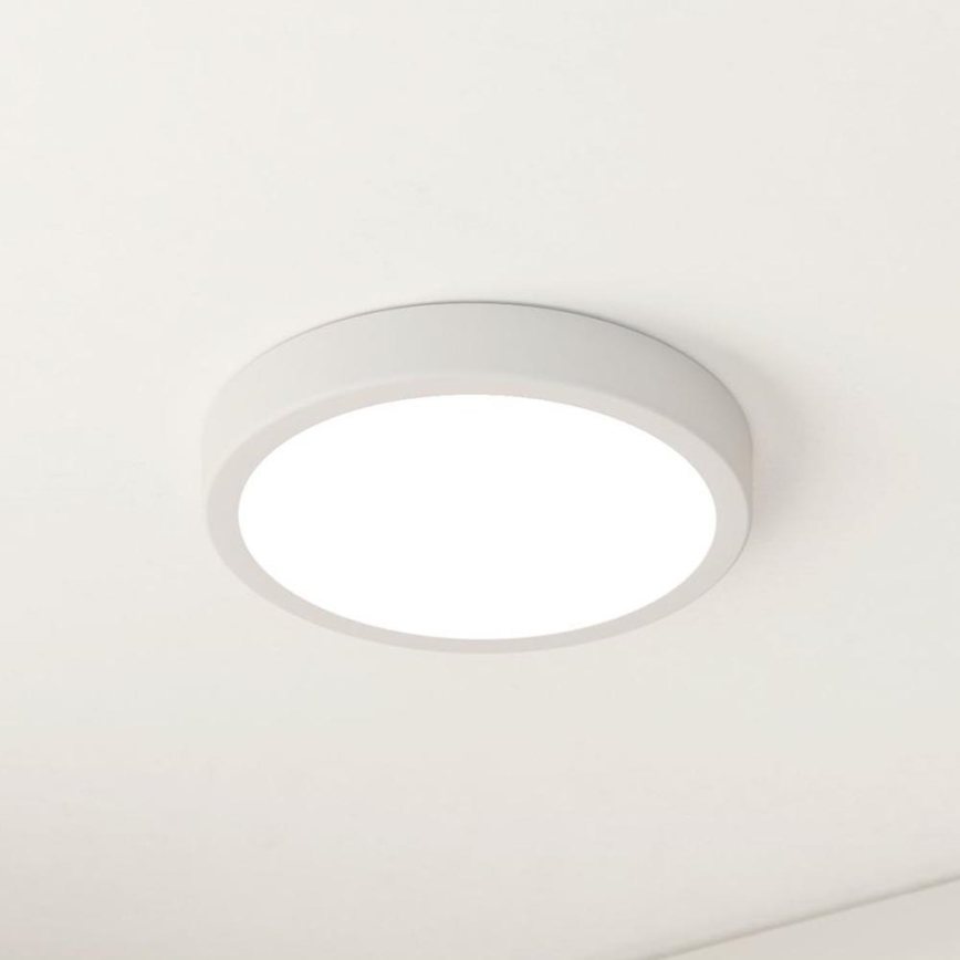 Eglo - Plafonnier LED pour salle de bains, 17 W / 230 V, blanc, IP44, Ø 21 cm