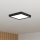 Eglo - Plafonnier LED pour salle de bains LED/10,5W/230V 2700/4000/6500K 22x22 cm IP44 noir