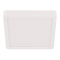 Eglo - Plafonnier LED pour salle de bains LED/20,5W/230V IP44 blanc 28,5x28,5 cm