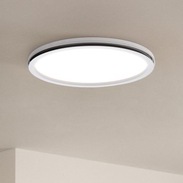 Eglo - Plafonnier LED RVBW à intensité variable LED/22W/230V 3000-6500K + télécommande