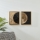 Eglo - SET 2x Gemälde auf Leinwand 43x33 cm schwarz/golden