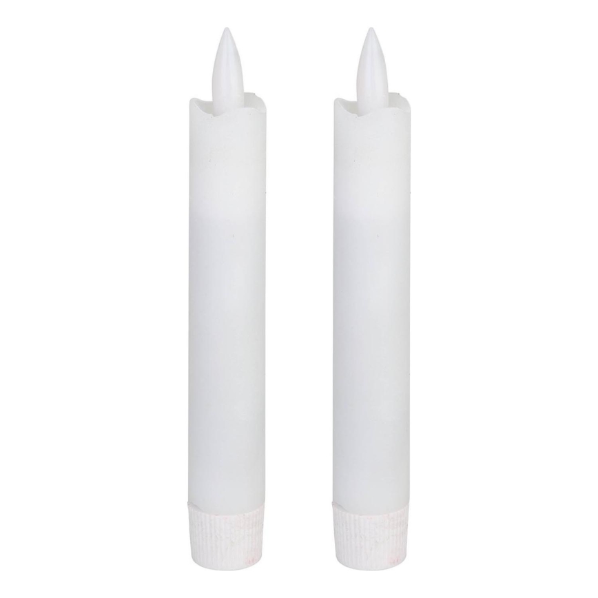Eglo - SET 2x LED Candele LED/1xAAA 15 cm bianco