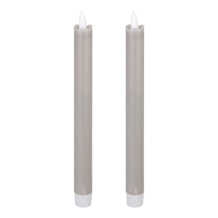Eglo - SET 2x LED Candele LED/1xAAA 24,5 cm grigio