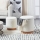 Eglo - SET 2x Sgabello diametro 30,5/37 cm bianco