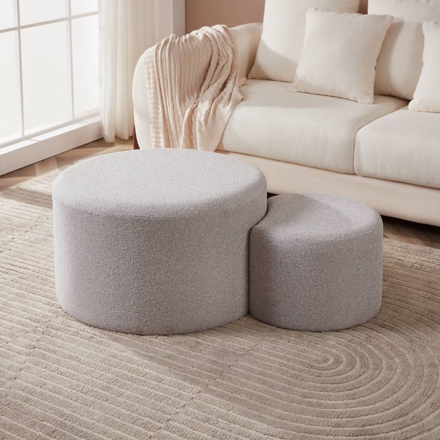 Eglo - SET 2x Sgabello grigio