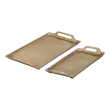 Eglo - SET 2x Vassoio decorativo oro