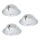Eglo - SET 3x Spot LED encastrable PINEDA 1xLED/6W/230V