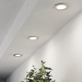 Eglo - Set da 3 faretti da incasso a LED/3,7W/230V 2700/4000/6500K Ø 8,8 cm cromo satinato