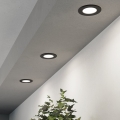 Eglo - Set da 3 faretti da incasso LED LED/3,7W/230V 2700/4000/6500K Ø 8,8 cm nero