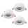 Eglo - Set da 3 faretti LED da incasso LED/4,8W/230V bianco