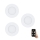 Eglo - Set da 3 faretti LED dimmerabili da incasso FUEVA-Z LED/2,8W/230V IP44 Ø 8,5 cm