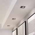 Eglo - Set da 3 faretti LED dimmerabili da incasso LED/6,4W/230V 8,8x8,8 cm nero