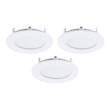 Eglo - Set di 3 faretti LED da incasso FUEVA-RW 1xLED/2,8W/230V Ø 8,5 cm
