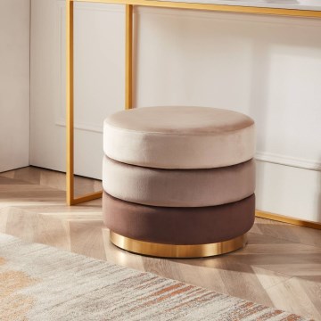 Eglo - Sgabello 42,5x50 cm marrone/oro