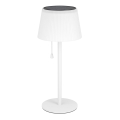 Eglo - solarbetriebene, wiederaufladbare LED-Tischlampe LED/2,3W/3,7V 3000/4000/6500K 1800 mAh IP44 weiß