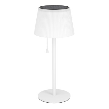 Eglo - solarbetriebene, wiederaufladbare LED-Tischlampe LED/2,3W/3,7V 3000/4000/6500K 1800 mAh IP44 weiß