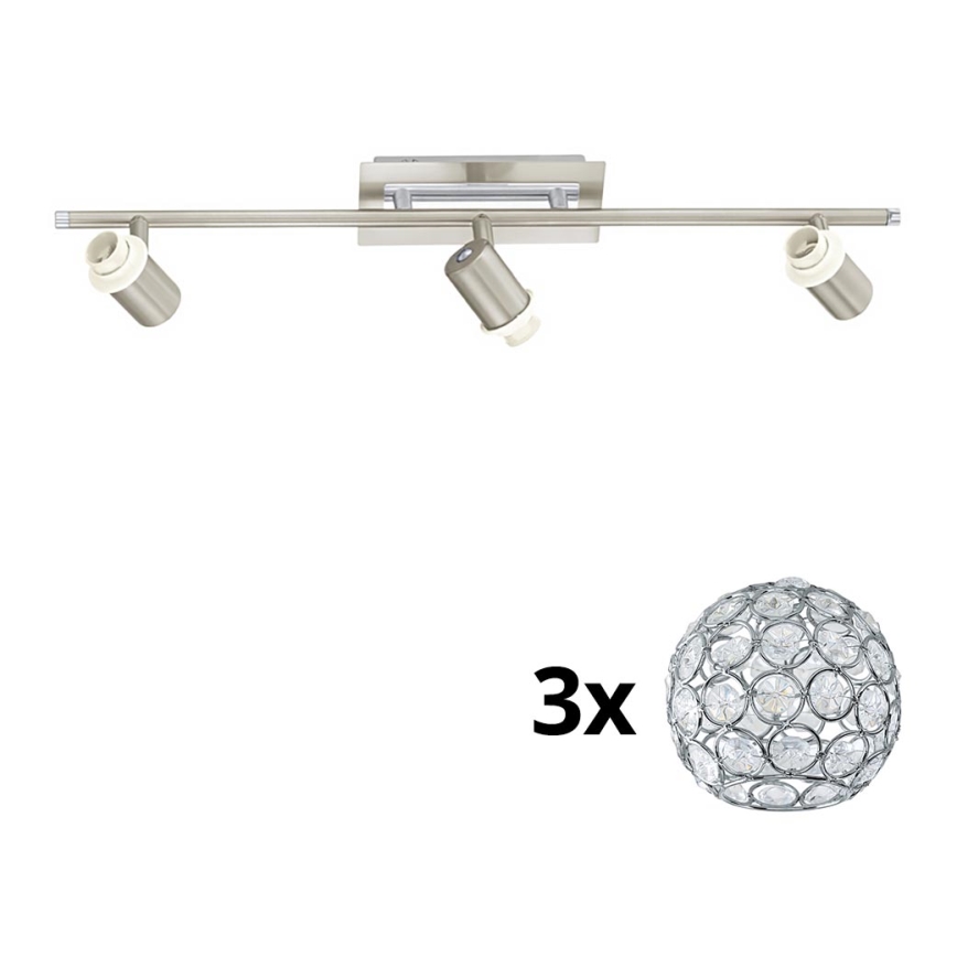 Eglo - Spot LED MY CHOICE 3xE14/40W/230V chrome mat