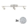 Eglo - Spot LED MY CHOICE 3xE14/40W/230V chrome mat