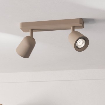 Eglo - Spot orientable 2xGU10/10W/230V beige