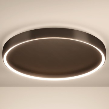 Eglo Stars of Light - dimmbare LED-Deckenleuchte LED/10W/230V + 4xLED/9,5W 2200-6500K Durchmesser 55 cm braun + Fernbedienung