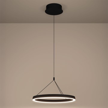 Eglo Stars of Light - dimmbare LED-Pendelleuchte an Seil LED/34,5W/230V 2200-6500K schwarz + Fernbedienung