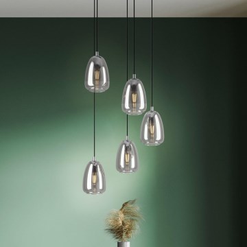 Eglo - Suspension avec fil 5xE27/40W/230V