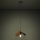 Eglo - Suspension filaire 1xE27/40W/230V 41 cm noir/doré