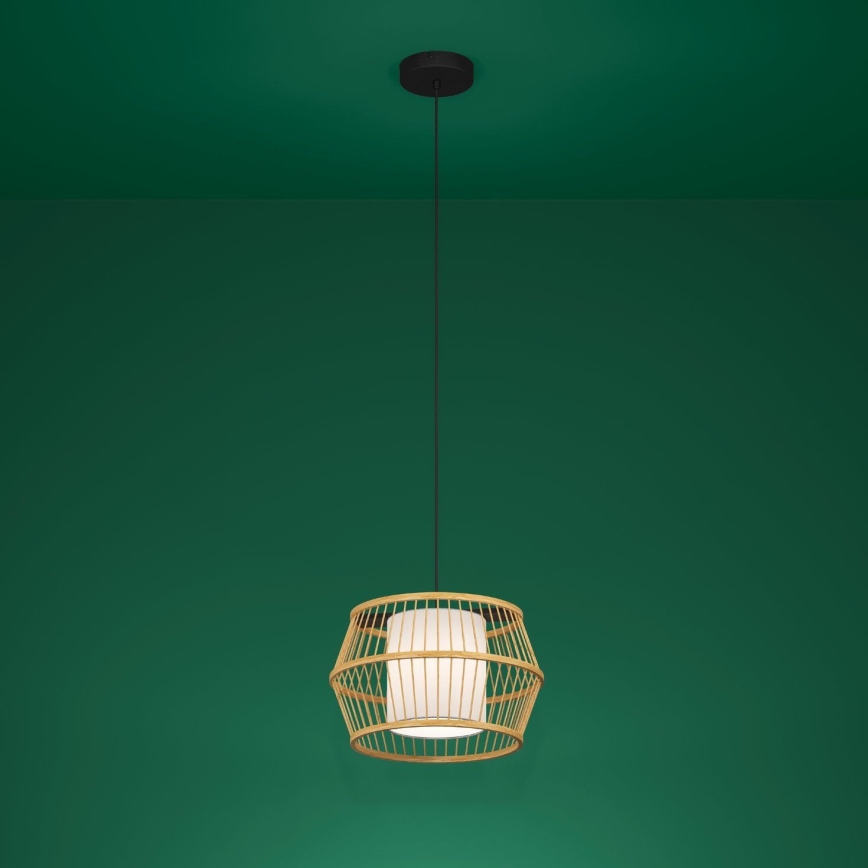 Eglo - Suspension filaire 1xE27/40W/230V bambou