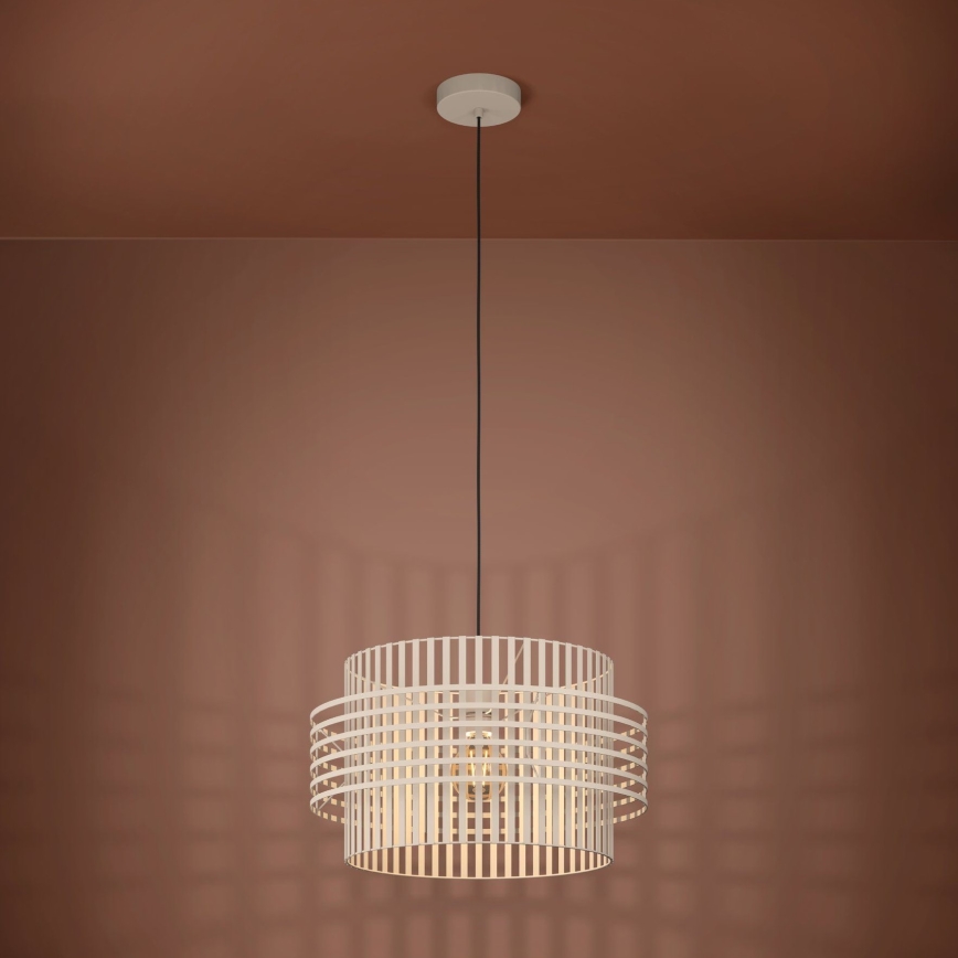 Eglo - Suspension filaire 1xE27/40W/230V d. 48 cm crème