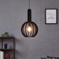Eglo - Suspension filaire 1xE27/40W/230V diam. 31 cm noir