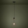 Eglo - Suspension filaire 1xE27/40W/230V noir/doré