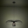 Eglo - Suspension filaire 1xE27/60W/230V d. 77 cm noir