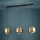 Eglo - Suspension filaire 3xE27/40W/230V doré