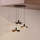 Eglo - Suspension filaire 3xE27/40W/230V noir/doré