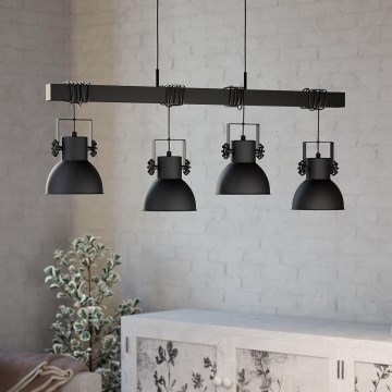 Eglo - Suspension filaire 4xE27/40W/230V