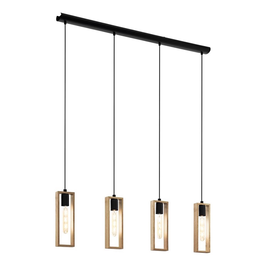 Eglo - Suspension filaire 4xE27/60W/230V