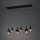 Eglo - Suspension filaire 6xE27/40W/230V noir