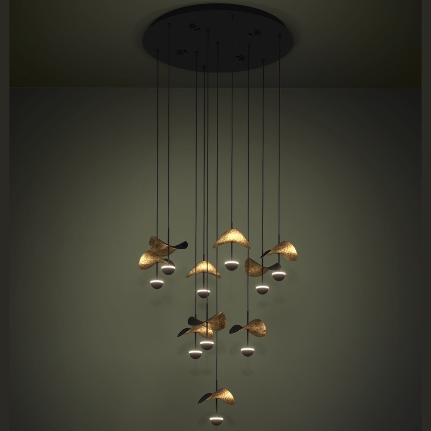 Eglo - Suspension filaire à intensité variable 10xLED/2,3W/230V 3000K d. 58 cm