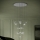 Eglo - Suspension filaire à intensité variable 17xLED/3W/230V 3000K chrome brillant