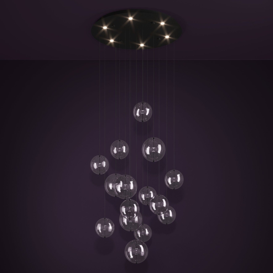 Eglo - Suspension filaire à intensité variable 6xLED/4,2W/230V 3000K transparent