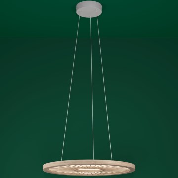 Eglo - Suspension filaire à intensité variable LED/36W/230V 4000K beige