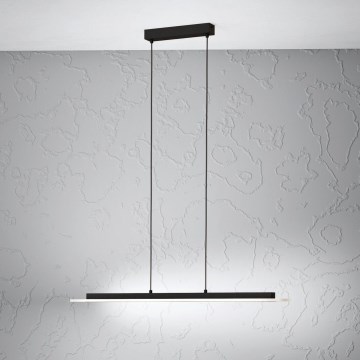Eglo - Suspension filaire à intensité variable LED/57,5W/230V 3000K noir + Télécommande