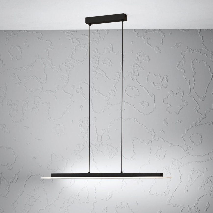 Eglo - Suspension filaire à intensité variable LED/57,5W/230V 3000K noir + Télécommande