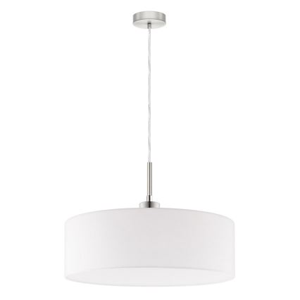 Eglo - Suspension filaire LED TUNJA 1xE27/60W/230V blanc