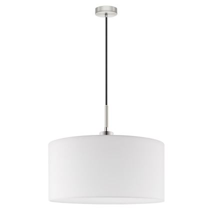 Eglo - Suspension filaire LED TUNJA 1xE27/60W/230V blanc