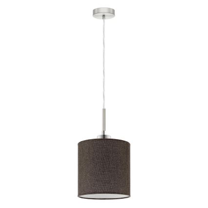 Eglo - Suspension filaire LED TUNJA 1xE27/60W/230V marron