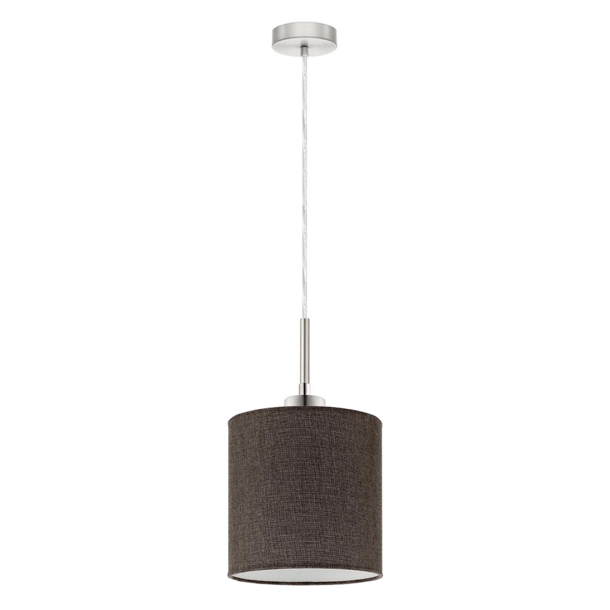 Eglo - Suspension filaire LED TUNJA 1xE27/60W/230V marron