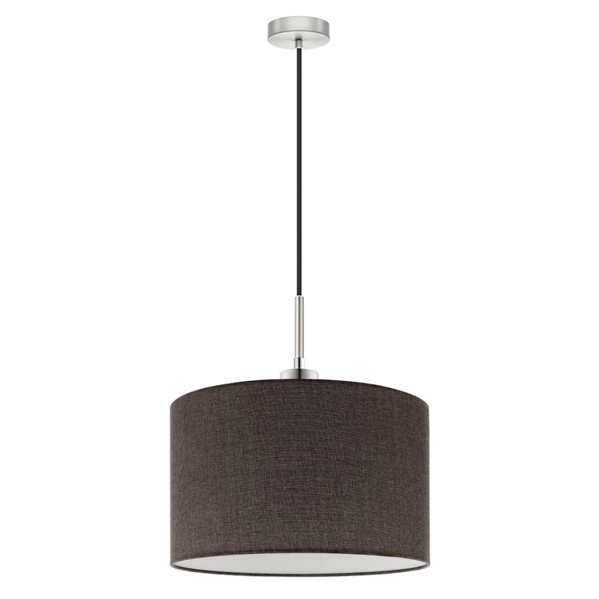 Eglo - Suspension filaire LED TUNJA 1xE27/60W/230V marron