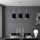Eglo - Suspension filaire LED TUNJA 3xE27/60W/230V noir