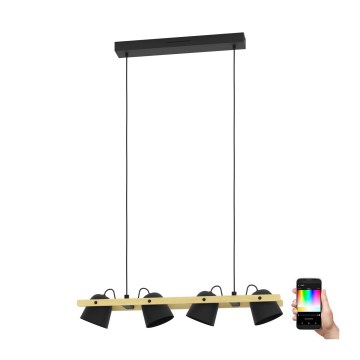 Eglo - Suspension filaire RGBW à intensité variable 4xLED/3,7W/230V 2700-6500K